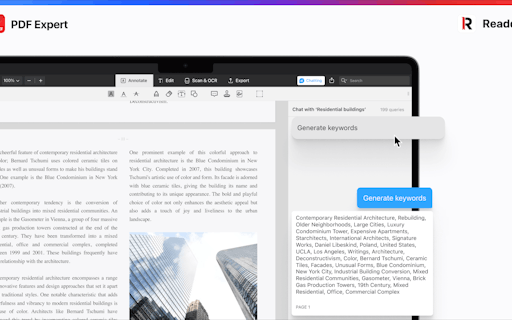 AI Chat (BETA) for PDF Expert