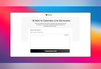 AI Calendar Link Generator