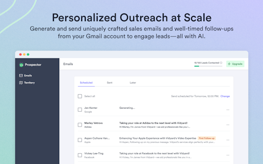 Vidyard Prospector