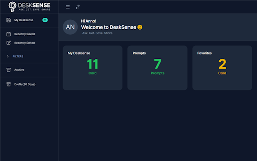 DeskSense - AI-powered Personal Assistant