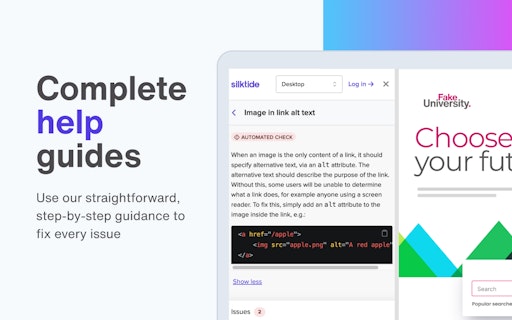 Silktide Accessibility Checker