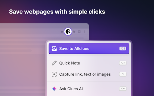 Allclues Extension