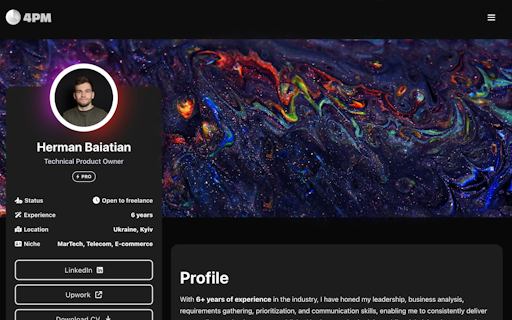 4pm.app | Simple PRO website