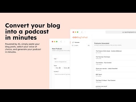 BlogToPod
