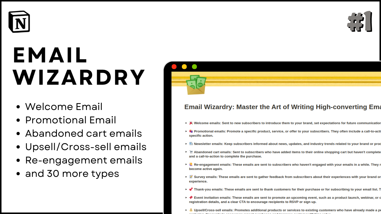 Email Wizardry: Prompts for Conv. Emails