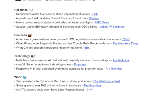 Dead Simple News