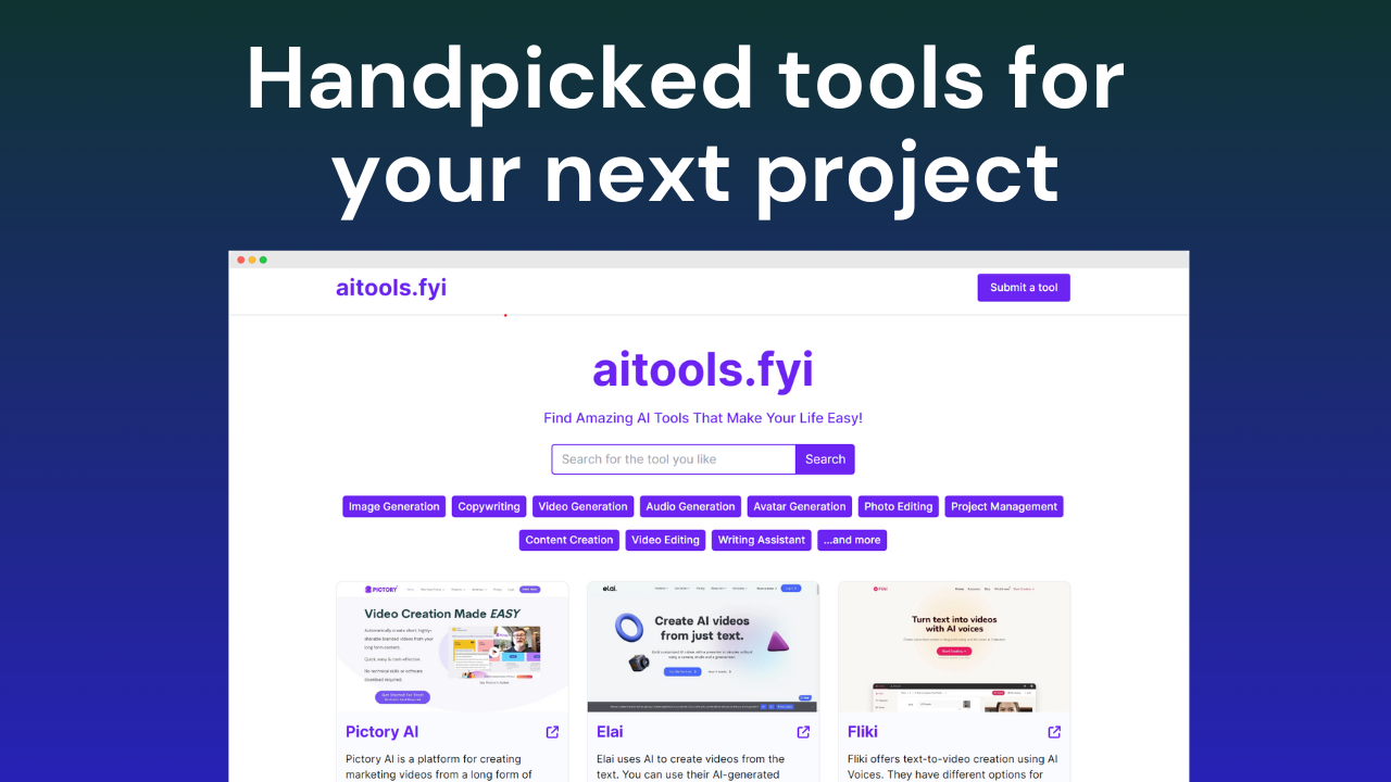 aitools.fyi - Best AI tools + ChatGPT