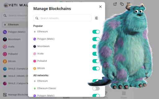 YETI Web3.0 Wallet