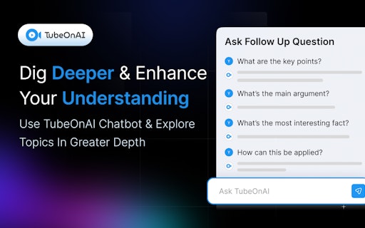 TubeOnAI - Boost Productivity, Save Time