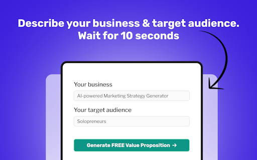 Value Proposition Generator