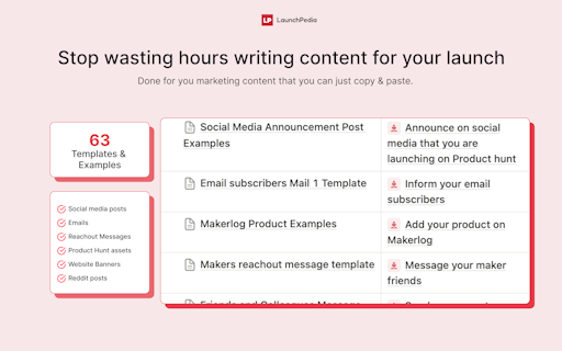 Product Hunt Workbook