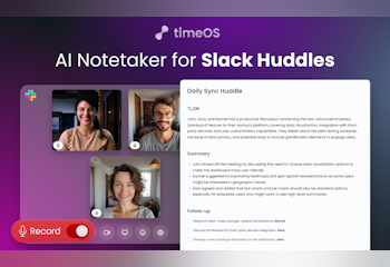 timeOS for Slack Huddles