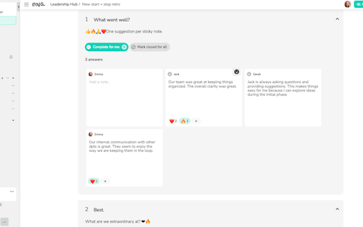 Leadership Hub from Nova