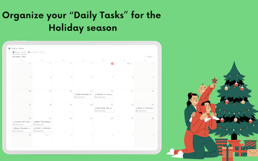 Christmas Planner for Notion
