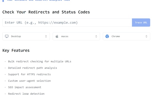 Redirect Checker