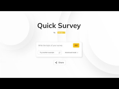 Quick Survey AI
