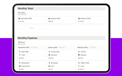 Expense Tracker