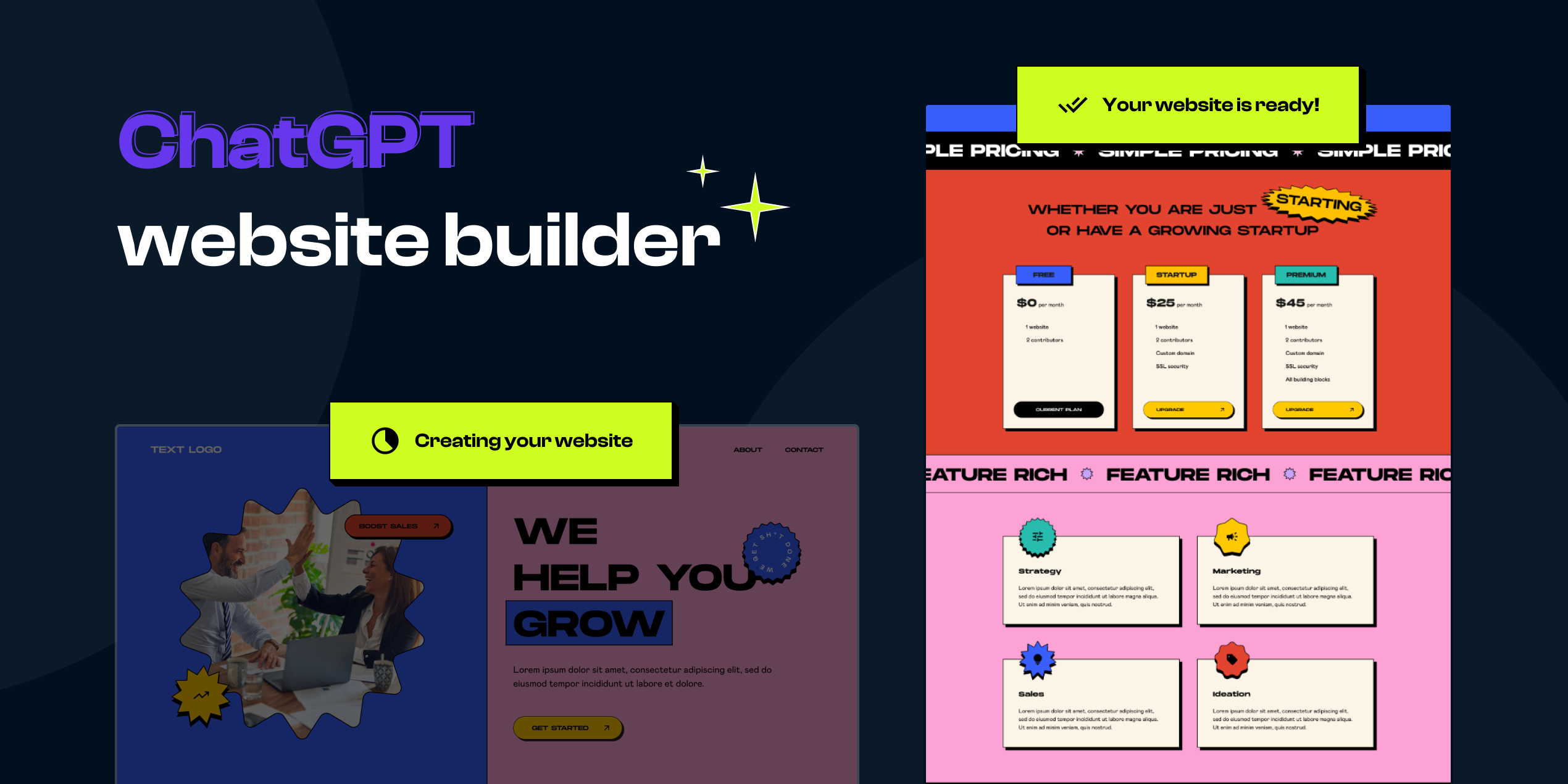 ChatGPT Website Builder