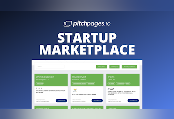 PitchPages Startup Marketplace