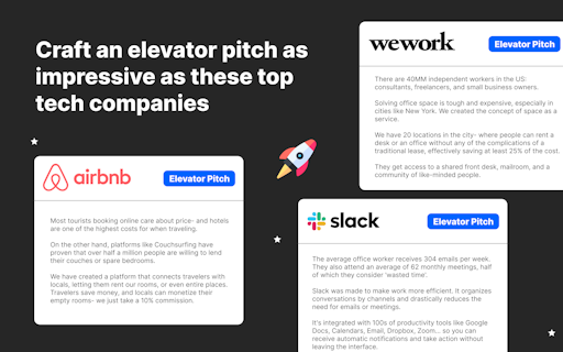 Elevator Pitch Generator