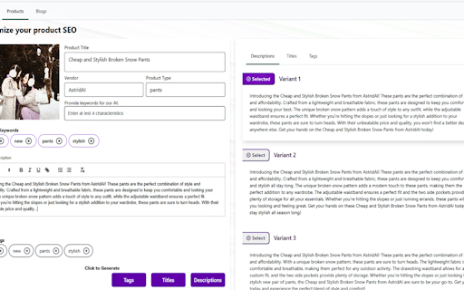 Shopify Product and Blog SEO Booster