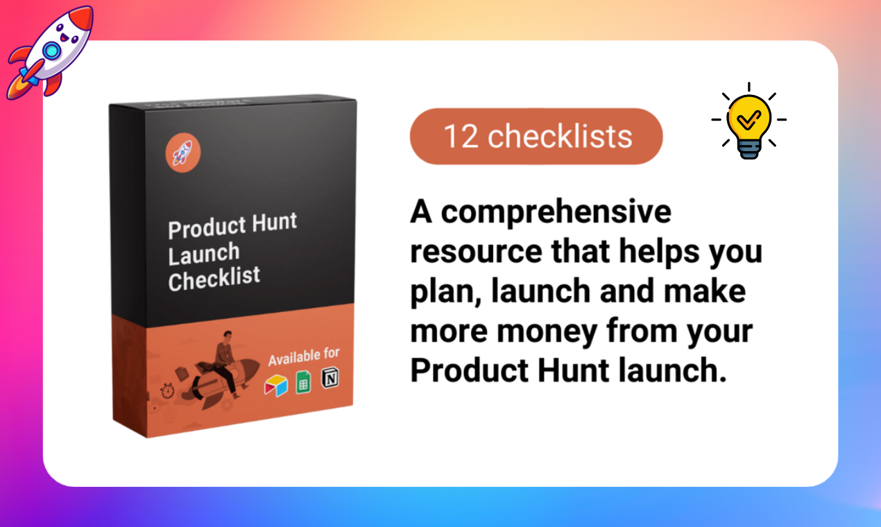 Product Hunt Launch Checklist