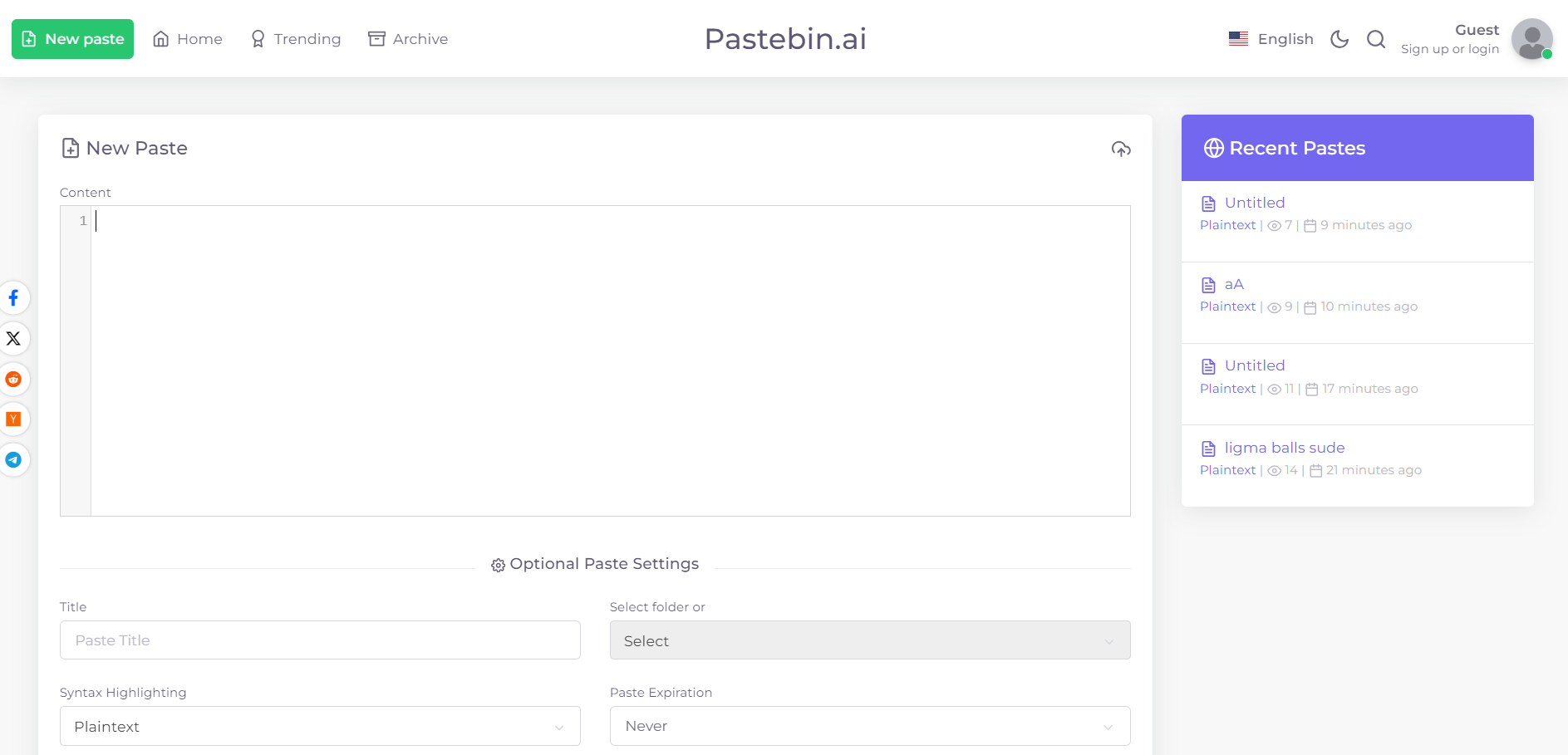 Pastebin.ai