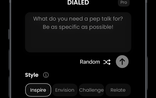 Dialed