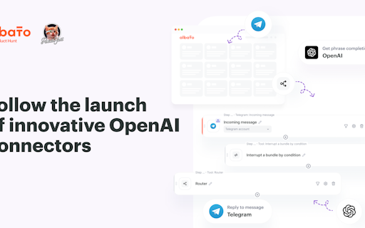 Free AI assistant in Telegram by Albato