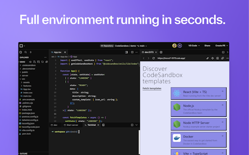 CodeSandbox CDE