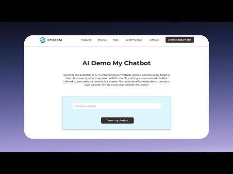 AI Demo my Website