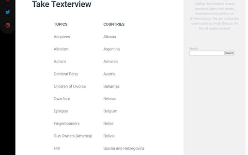 Texterview