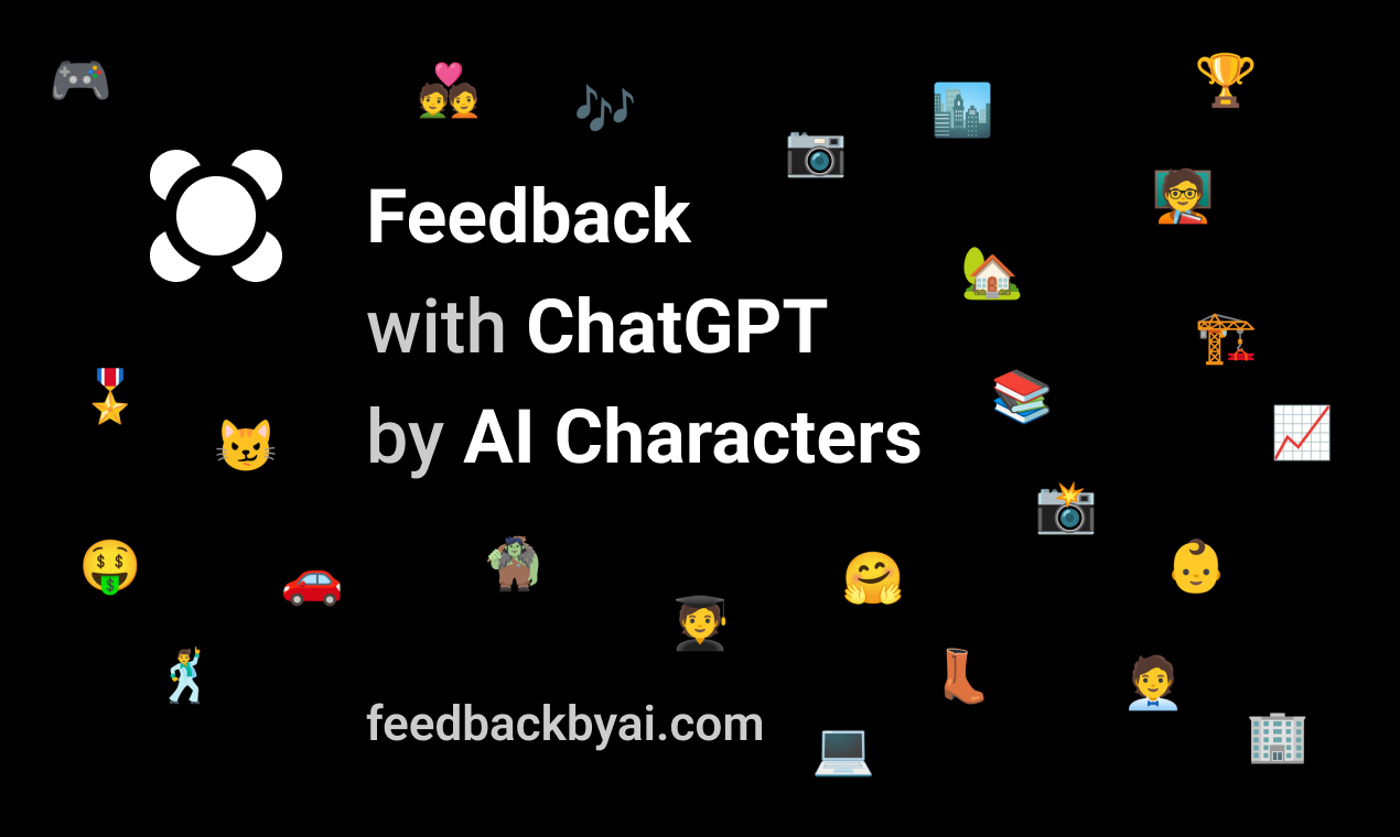 Feedback with ChatGPT by AI Characters