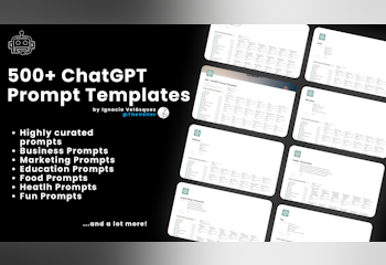 500+ ChatGPT Prompt Templates