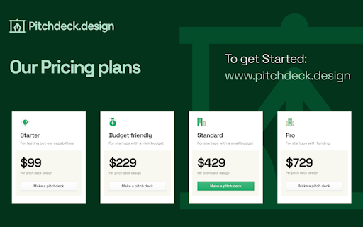 Pitchdeck design