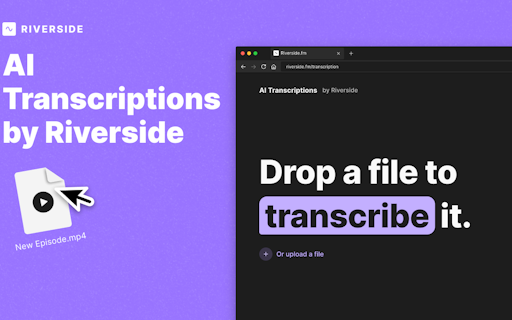 AI Transcriptions by Riverside