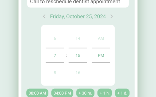 Daily Reminder: Timer, Planner
