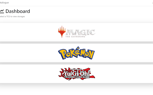 TCG Catalogue