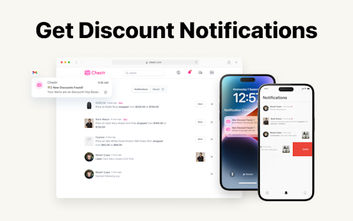 Chestr Wishlist 1.0 Web + iOS App