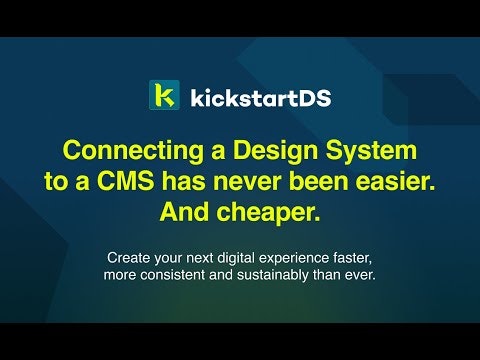 kickstartDS low-code CMS starters