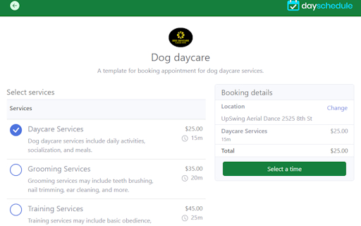 Appointment Page Generator