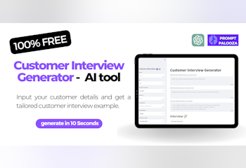 Customer Interview Generator