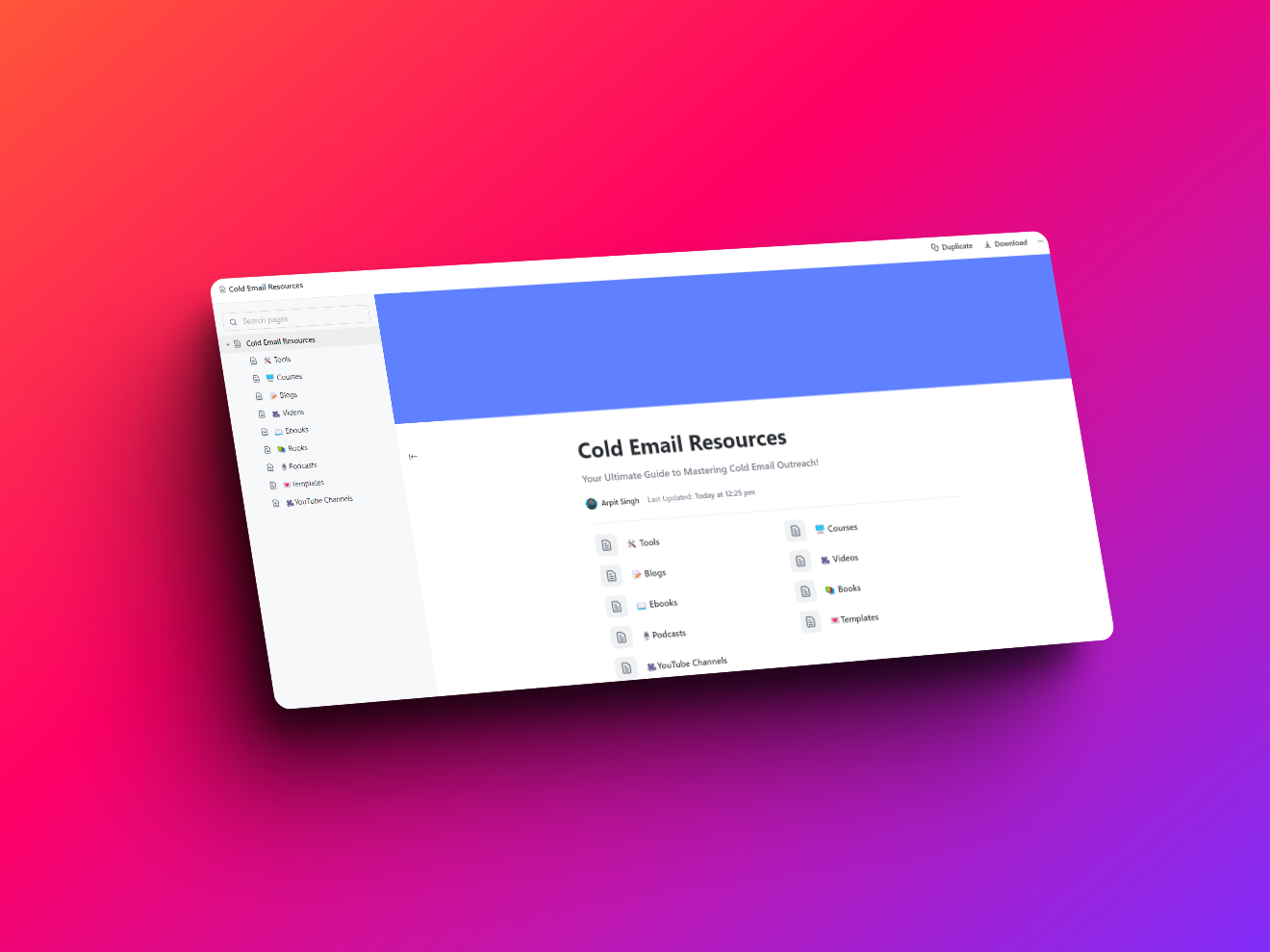 Cold Email Resources