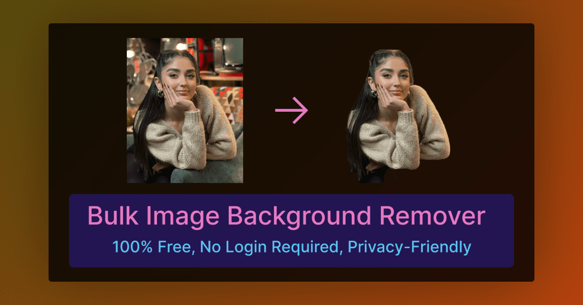 Bulk Image Background Removal