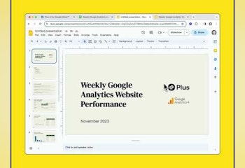 Plus AI Google Analytics Reports