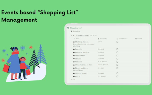 Christmas Planner for Notion