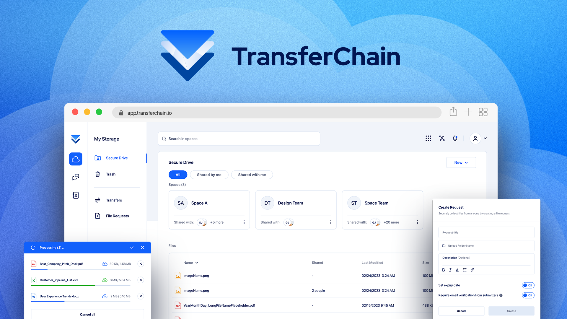 TransferChain Drive