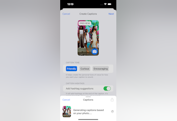 Captions for photos: Captioned