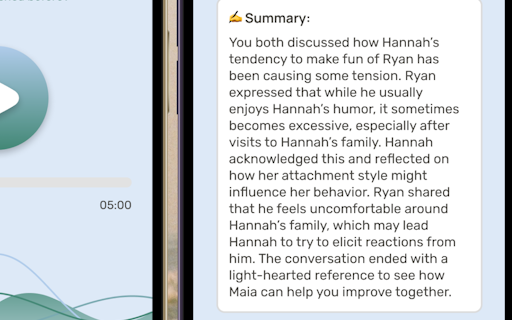 Maia AI Voice: For Couples