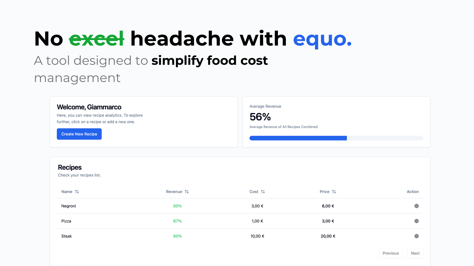 Equo Calculator